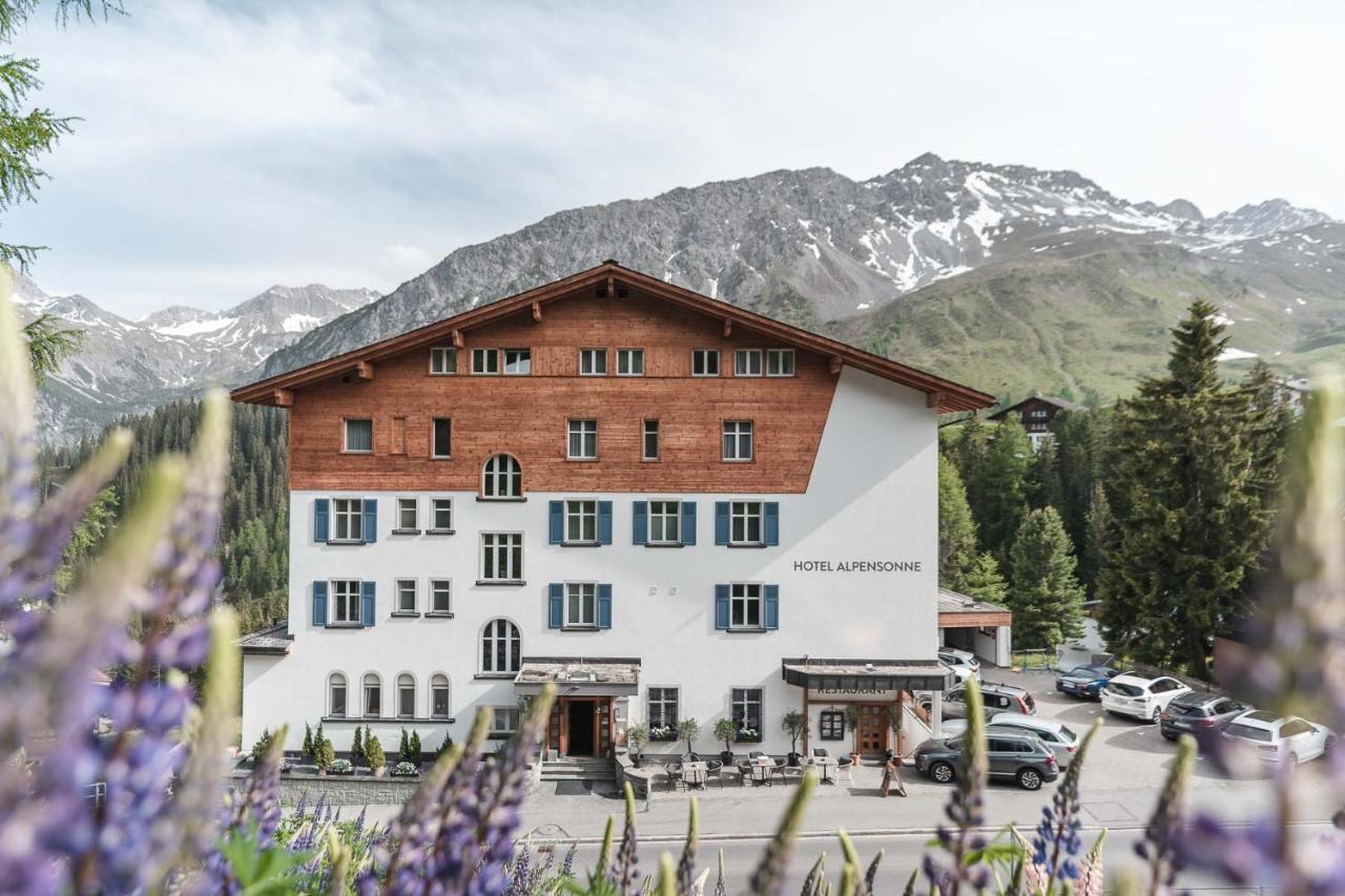 Hotel Alpensonne - Panoramazimmer & Restaurant Ароза Экстерьер фото